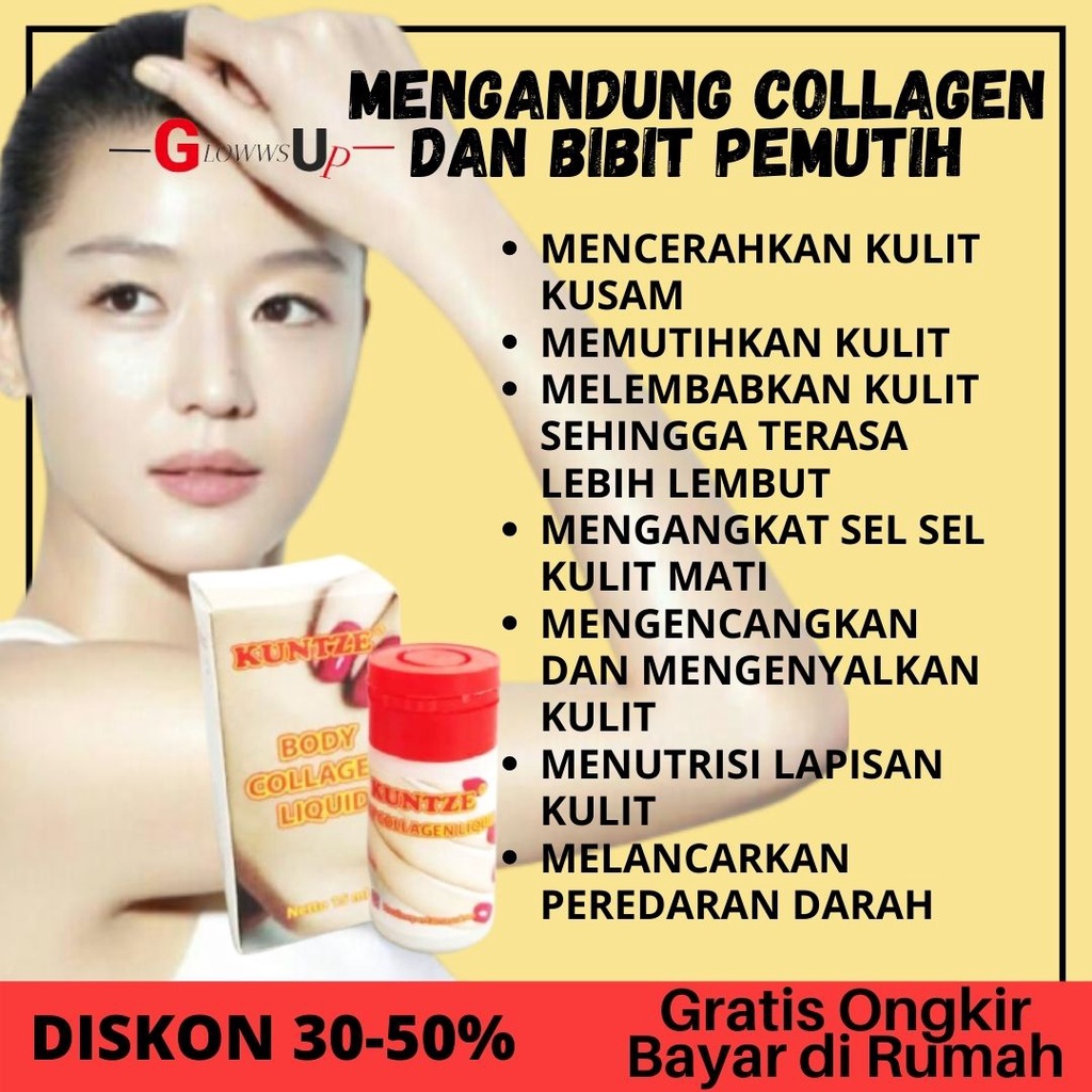 BIBIT CAIR INFUS KUNTZE BODY COLLAGEN LIQUID 15ML - KUNTZE BIBIT INFUS BPOM PEMUTIH KULIT