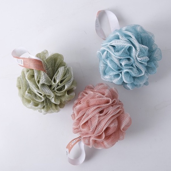 SHOWER PUFF | BATH PUFF | BUSA SPONS MANDI | SHOWER PUFF SIZE BESAR &amp; PADAT