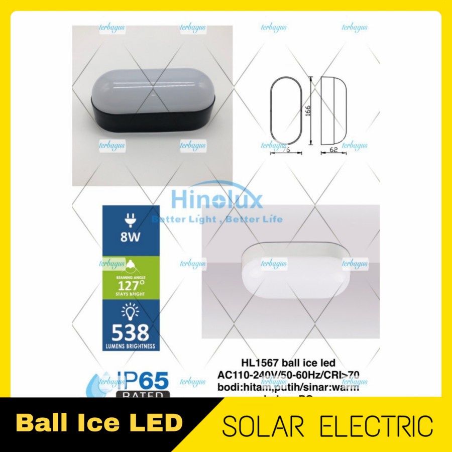 Lampu Dinding lampu tangga 8W Ball Ice LED Lorong Kapal Outdoor IP65