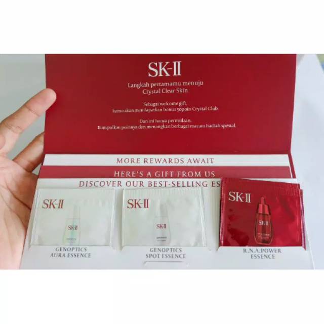 SKII SK-II SERUM ANTI AGING DAN SERUM GLOWING DAN WHITENING 3 PCS