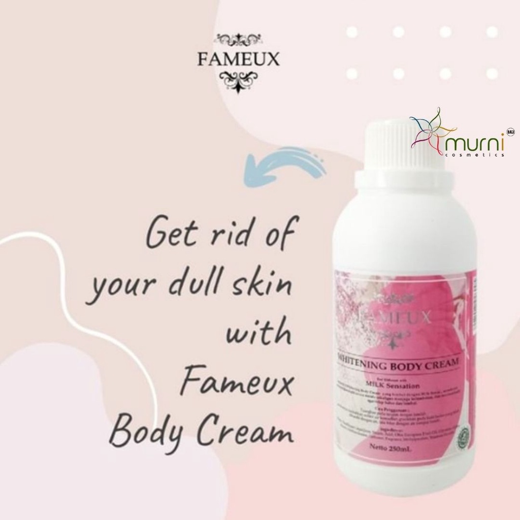 FAMEUX WHITENING BODY CREAM 1000GR