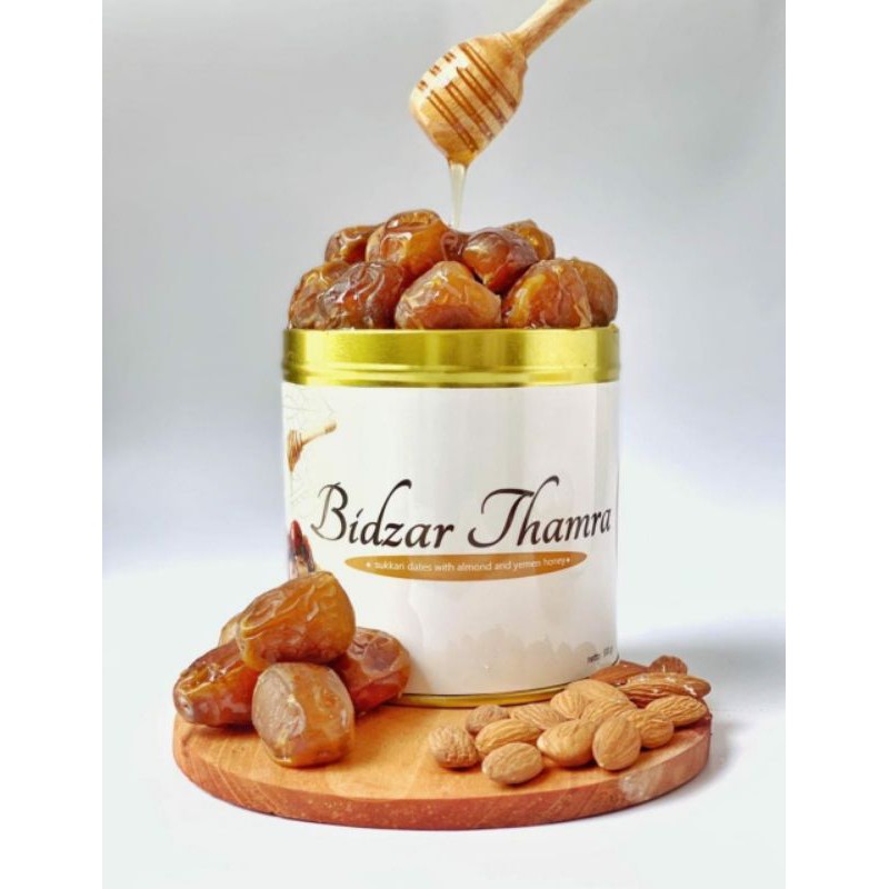 

kurma Coklat Almond dan kurma Almond madu yaman malaki kurma lembut 500gr