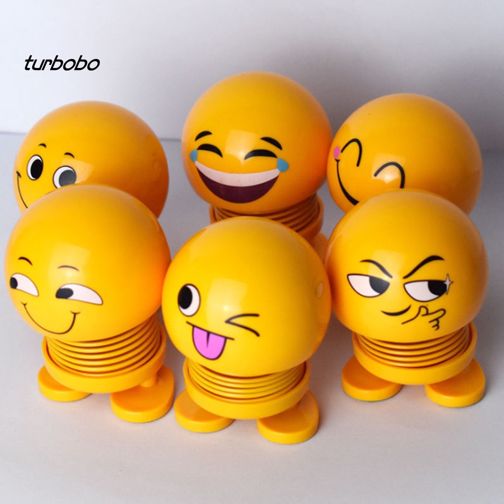 Mainan Boneka Emoji Ekspresi Wajah Lucu Untuk Ornamen Dekorasi