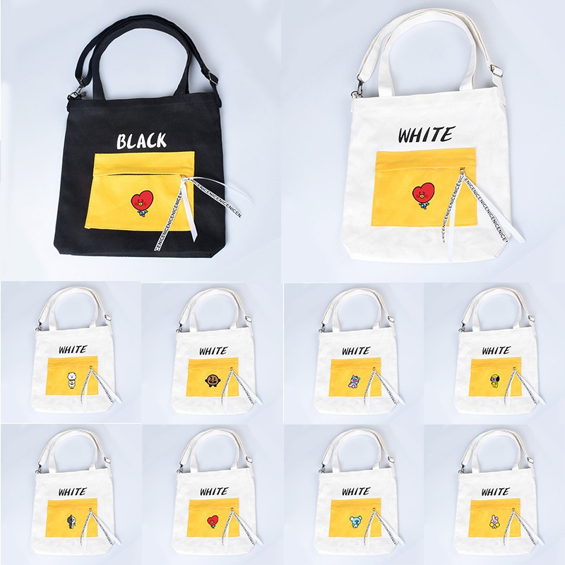 Tote Bag BT21 Totebag BTS Tas Kpop bt21 Tas kpop Tas bahu bt21