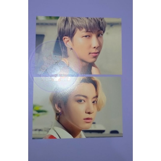 Postcard BTS the best Jungkook & Namjoon (orange)
