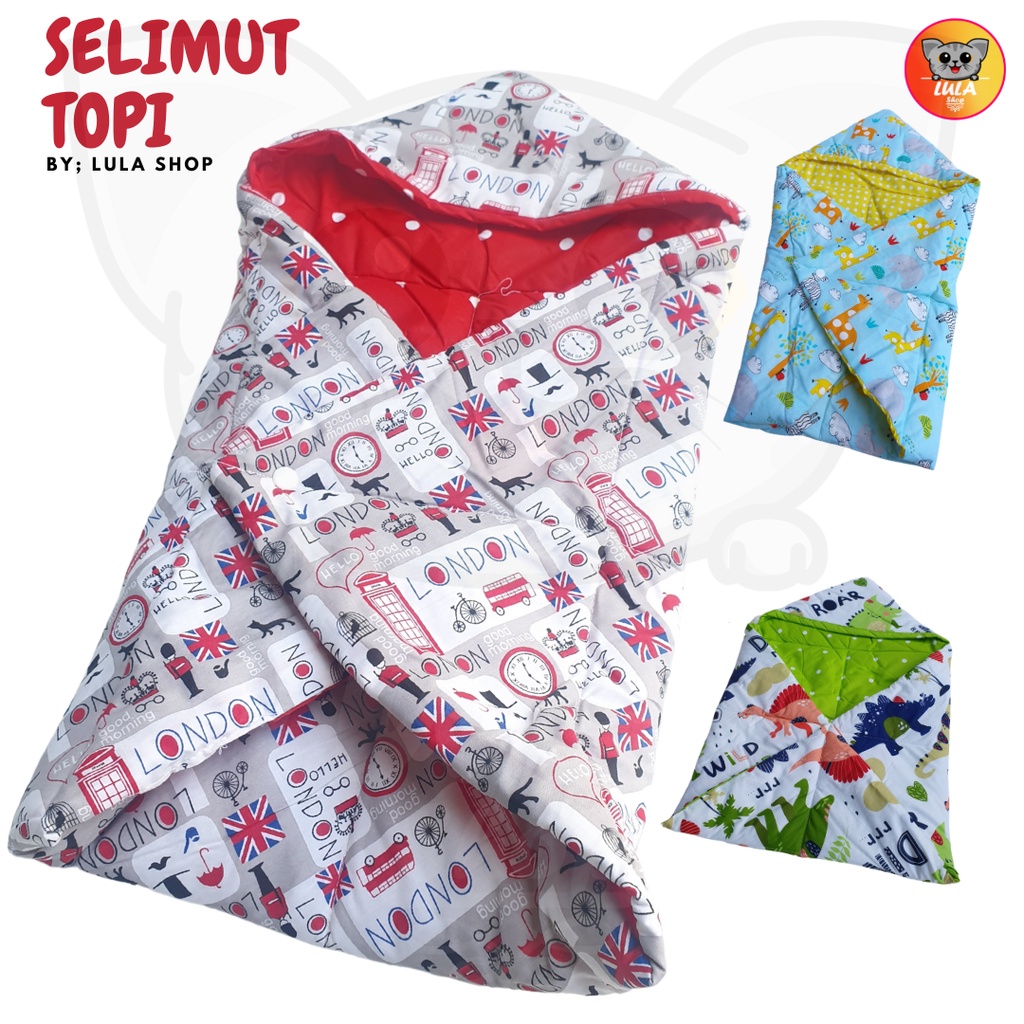 Selimut Topi Bayi Motif Lucu Selimut Bayi Tebal Selimut Bayi