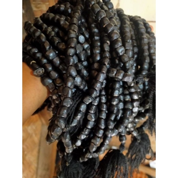 tasbih biji pisang pidak sunan bonang 99 butir /tasbih biji asli /tasbih wali songo