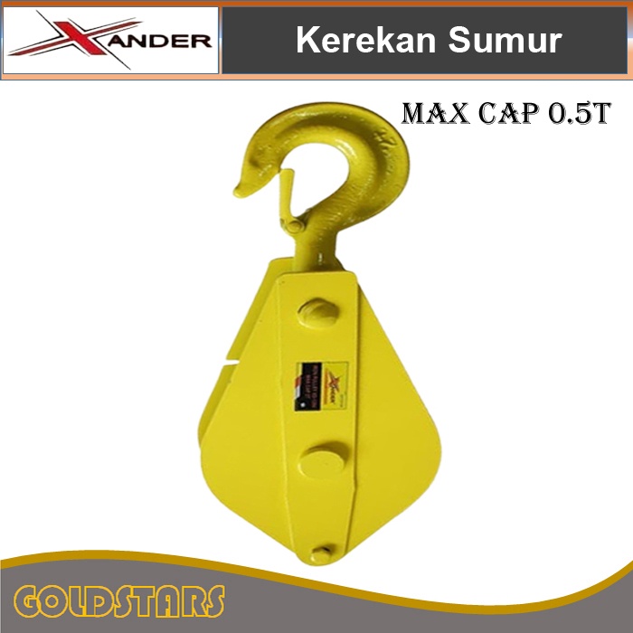 Kerekan Sumur 0.5T Xander Katrol Kapal / Pulley Block