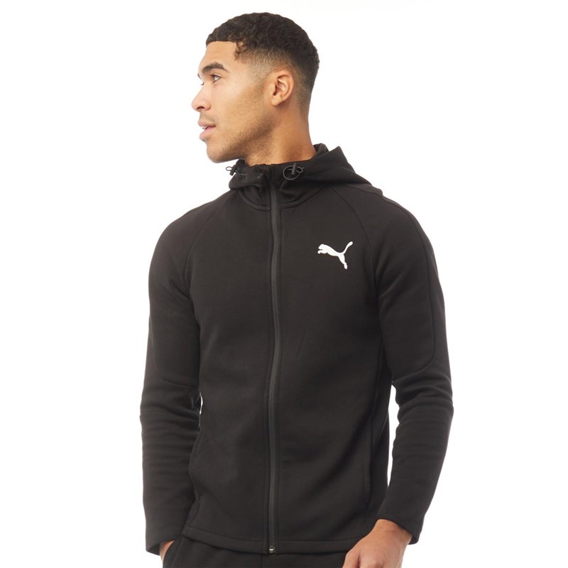 Jaket PUMA EVOSTRIPE Core FZ Hoodie Puma Black ORIGINAL BNWT