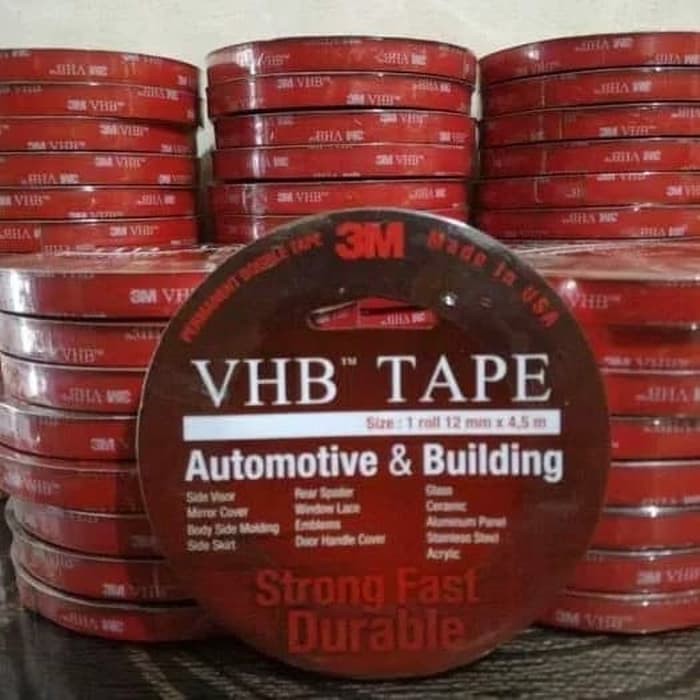 

NEW. DOUBLE TIP / TAPE ( 12 MM ) 3M / VHB TAPE 3M / DOUBLE TIP MURAH