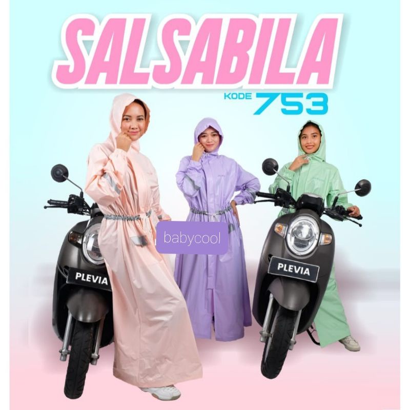 Jas Hujan Gamis Salsabila Plevia 753