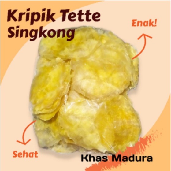 

KRIPIK TETTE SINGKONG khas MADURA (50Keping/50pcs)