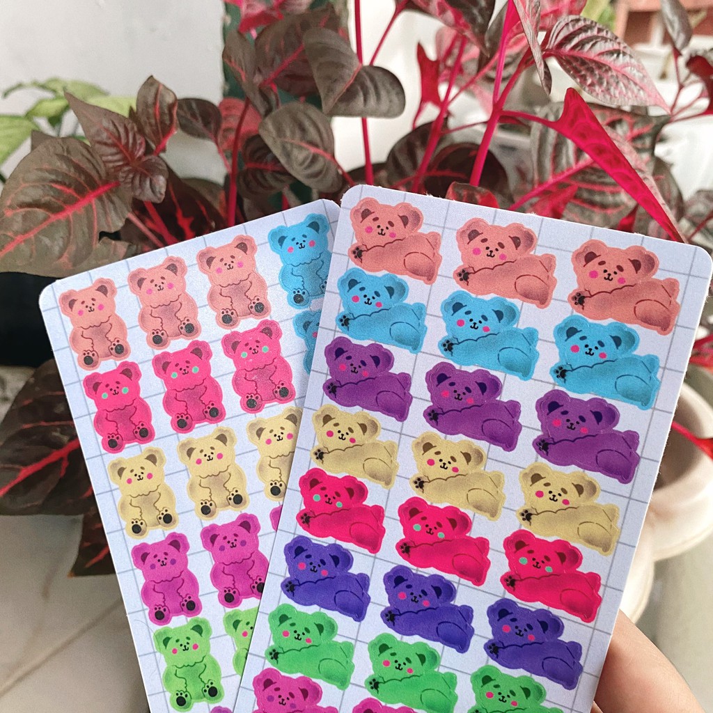 

Sticker Lucu PC Polcos Benny The Bear Bujo Pennpaper