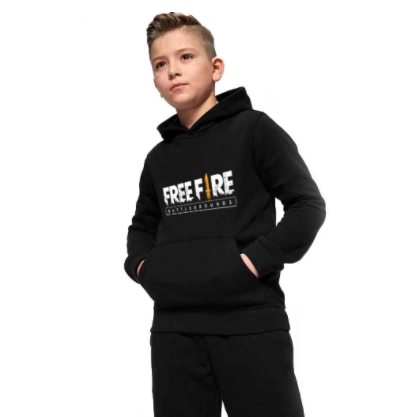 Jaket Anak Laki laki Hoodie FREE FIRE