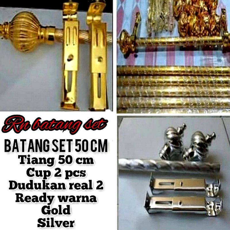 Batang gorden set 50cm stanles [COD]