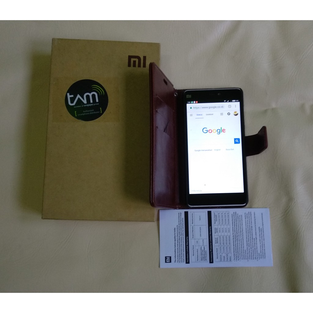 Xiaomi MI 4i Putih  Fullset & Resmi TAM 16GB/2GB (Second)