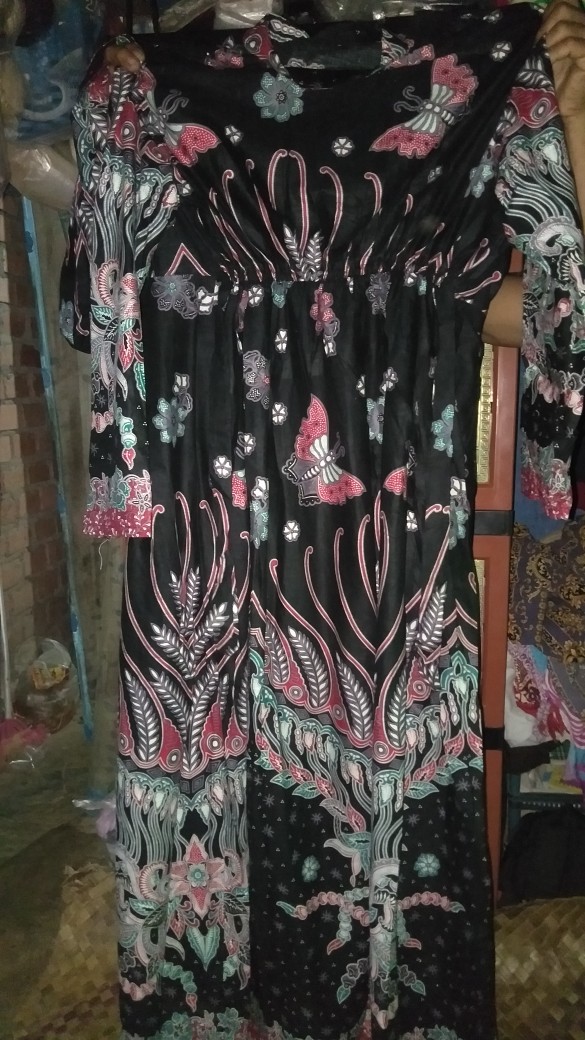 Baju Batik Couple Gamis Jumbo Murah Pasangan Modern Muslim | Devanna