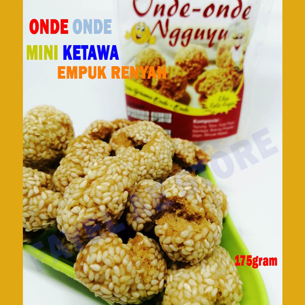 

ONDE ONDE ketawa Empuk Renyah Manis Onde Onde Mini 175gram