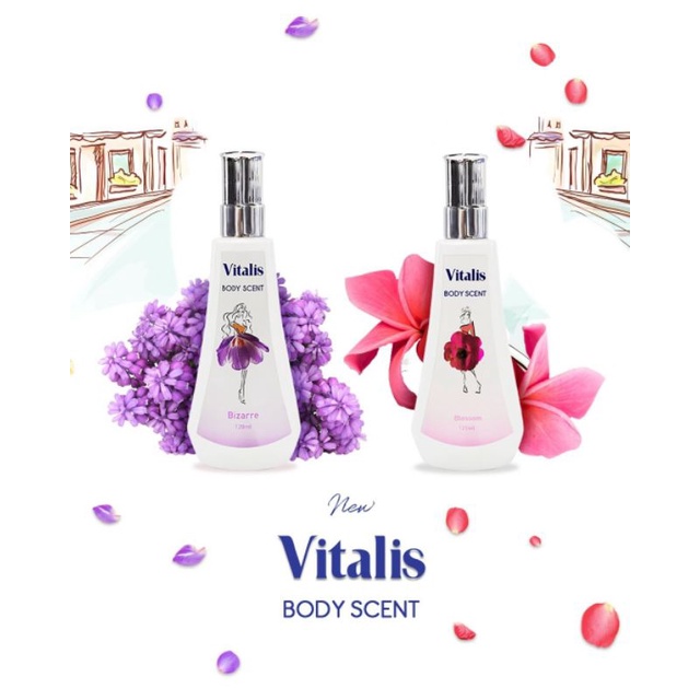Vitalis Body Scent/Vitalis Parfum/Vitalis Parfum Tubuh/Parfum Vitalis
