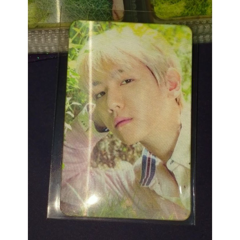 PHOTOCARD EXO NATURE REPUBLIK BAEKHYUN KAI SUHO XIUMIN