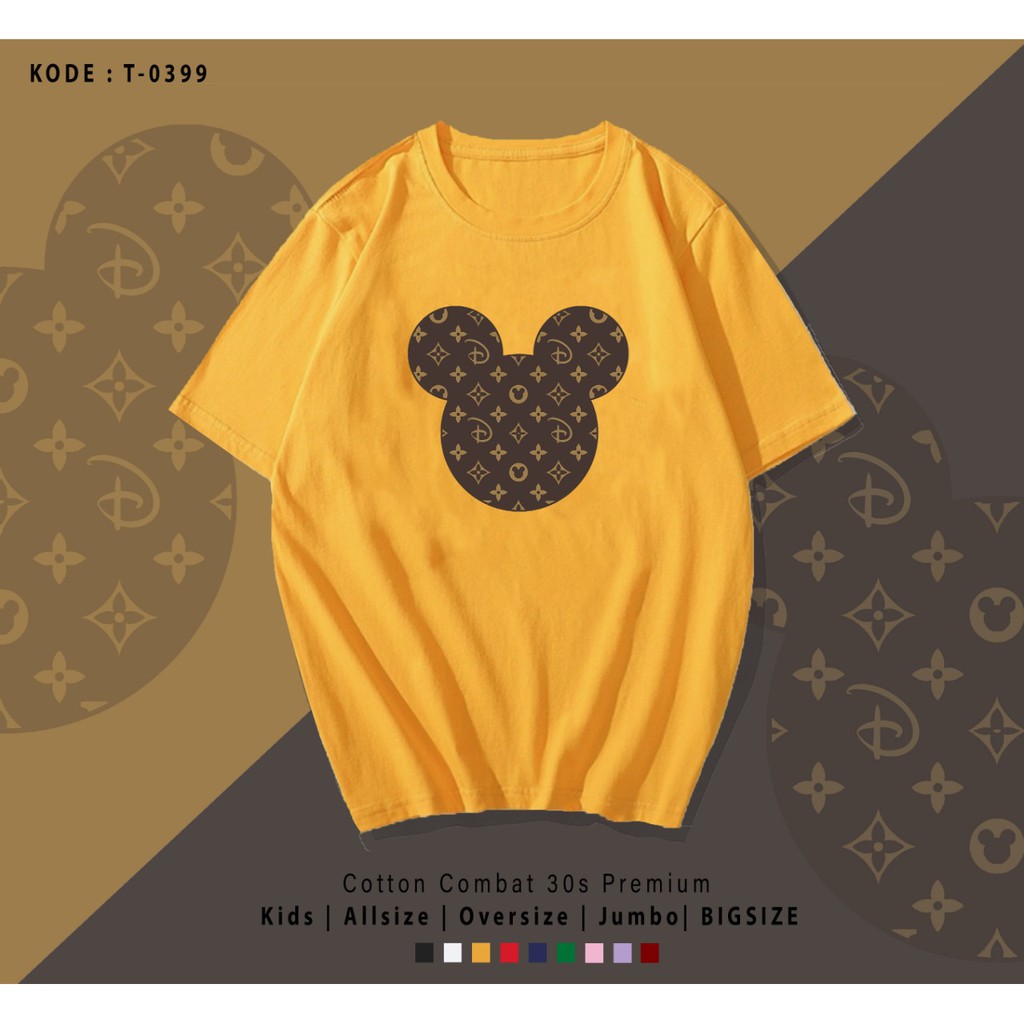 T-SHIRT MICKEY MEWAH / TERMURAH BAJU KAOS KATUN LENGAN PENDEK / TUMBLR TEE