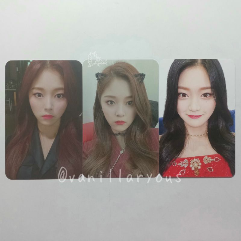 LOONA PHOTOCARD / PC HYUNJIN HASH # A VER, B VER. & BENEFIT WD FS 1 ALBUM 12:00 LOOSSEMBLE