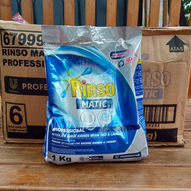 Rinso bubuk professional ukuran 3KG isi 4