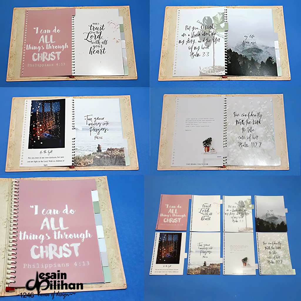

Pembatas Binder Daily Quote 2 Ring,6 Ring,20 Ring,26 Ring 1 Set 8 Lembar Laminasi Glossy Murah