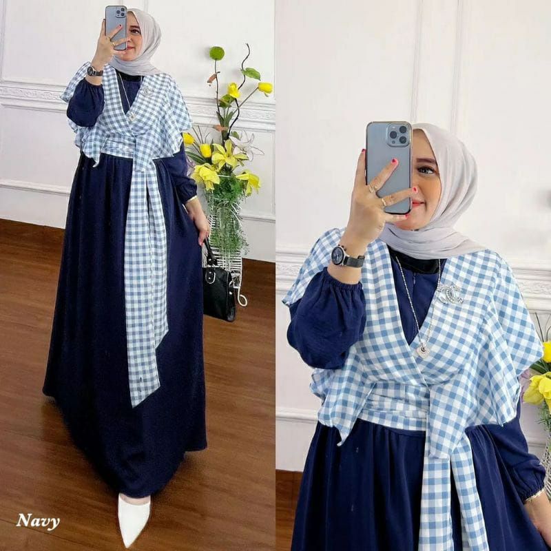 Nirina Dress Maxi Gamis Muslim Terbaru