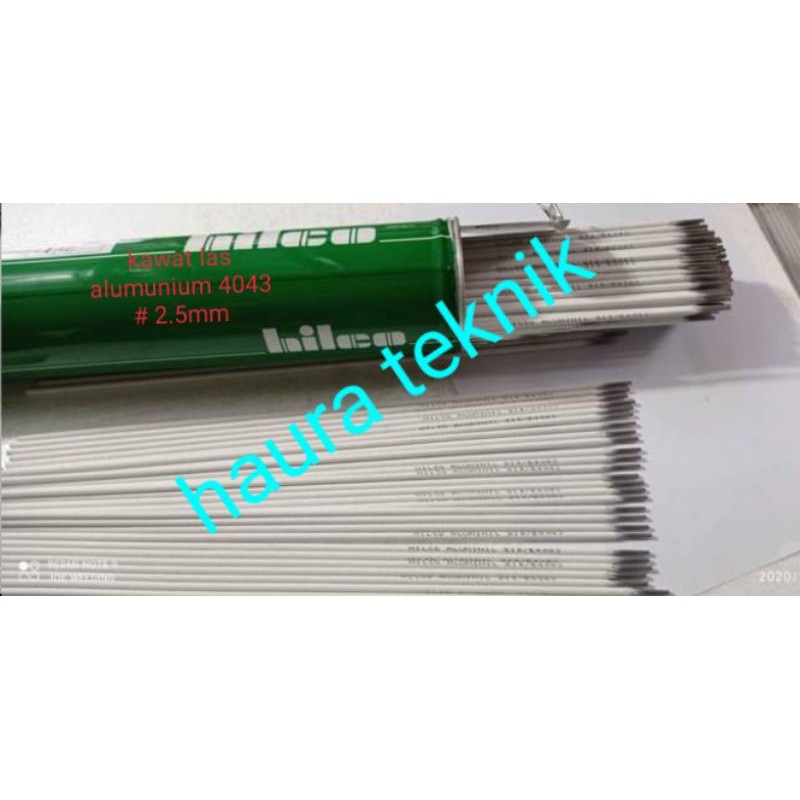 min order 5batang (ECER) 2.5mm kawat las Alumunium 4043