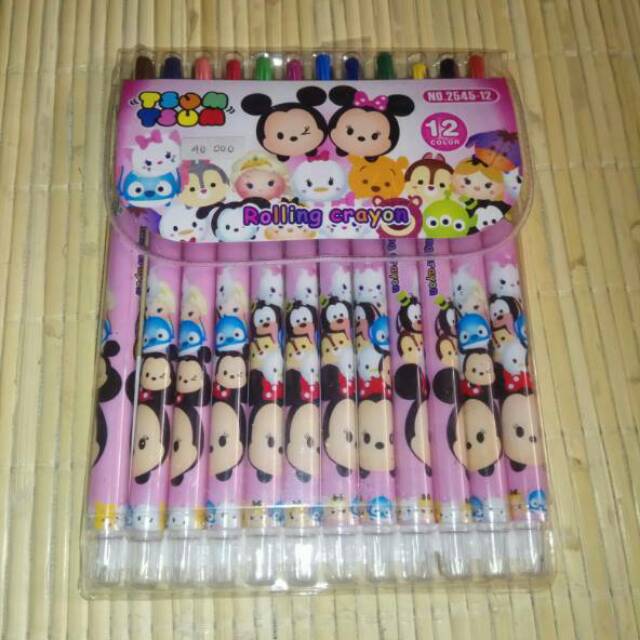 

crayons putar anak karakter import besar