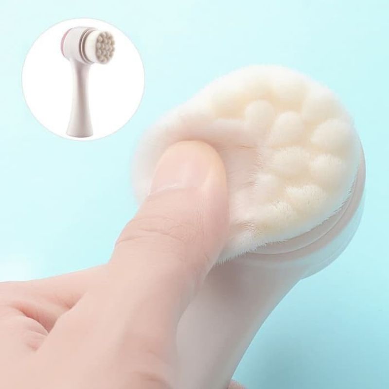 Facial cleansing brush 2 sisi