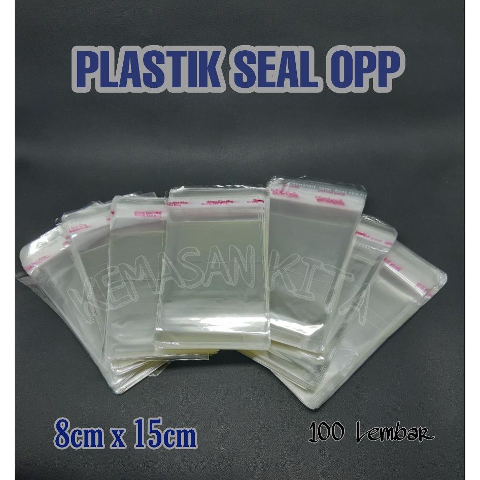 

Kantong Plastik Opp Seal Lem Perekat Kemasan Souvenir Kue 8x15 cm