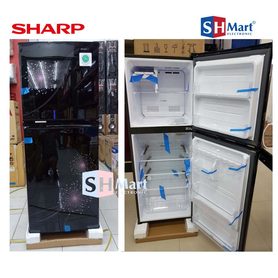 KULKAS SHARP 2 PINTU SJ-237MG / SJ237MG NO FROST GLOSSY DOOR SHARP GARANSI RESMI (MEDAN)