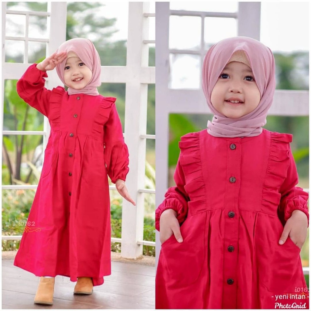 Promo gamis anak 100RIBU DAPAT 4 PCS MODEL (LSG PAKET RANDOM)