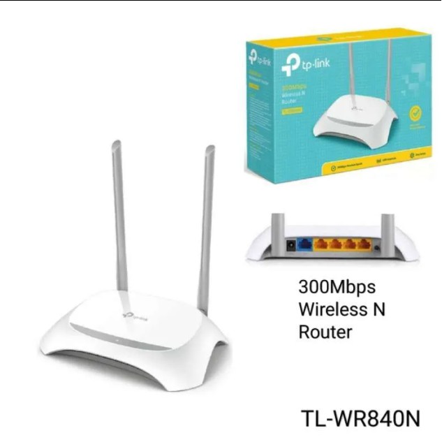 TP-LINK TL-WR 840N Router TP Link TL-WR840N Wifi Wireless N Router 300Mbps