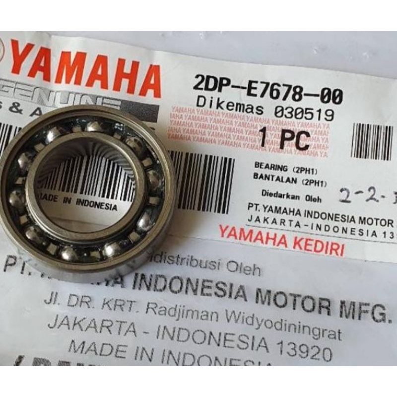 BEARING LAHER PULLY PULI NMAX AEROX 155 LEXI MIO M3 S Z ASLI ORI YAMAHA 2DP E7678 00