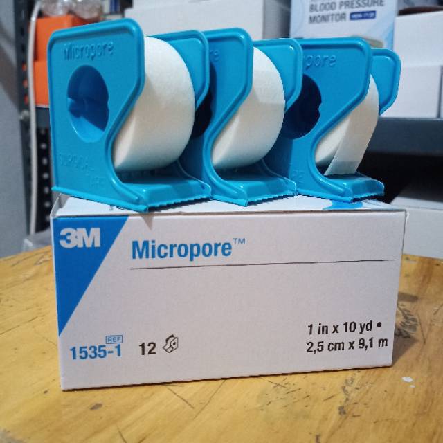 Micropore 3M 1 inch   Surgical Tape 1 inci Satuan