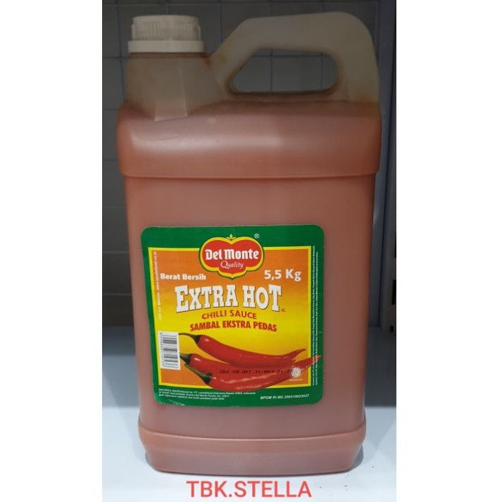 

DEL MONTE EXTRA HOT CHILLI SAUCE 5.5 KG / SAMBAL EXTRA PEDAS