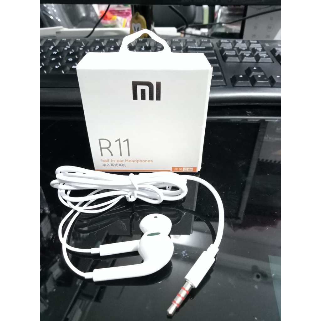 Handsfree OPPO R11 Headset OPPO R11+ Ear Set 3.5mm 120cm ORIGINAL 99