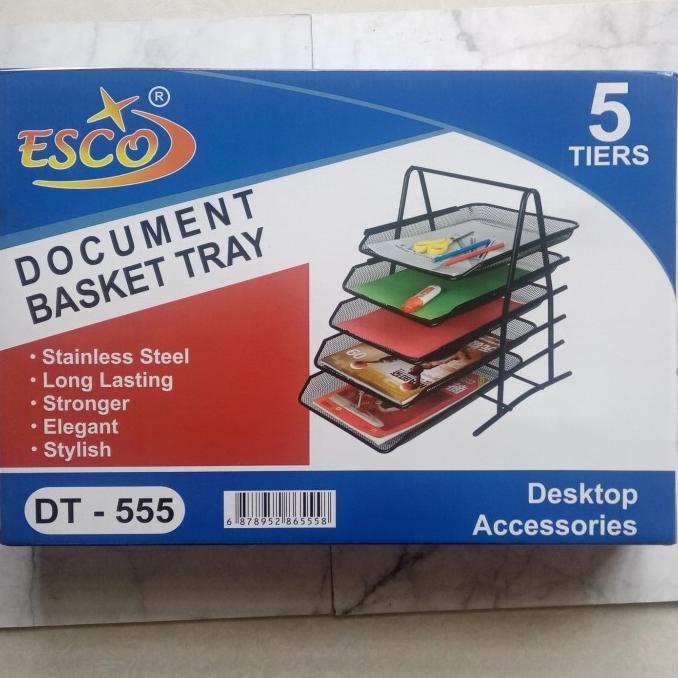 

HOTLIST Document Tray 5 Tingkat Document Organizer Rak Kertas File