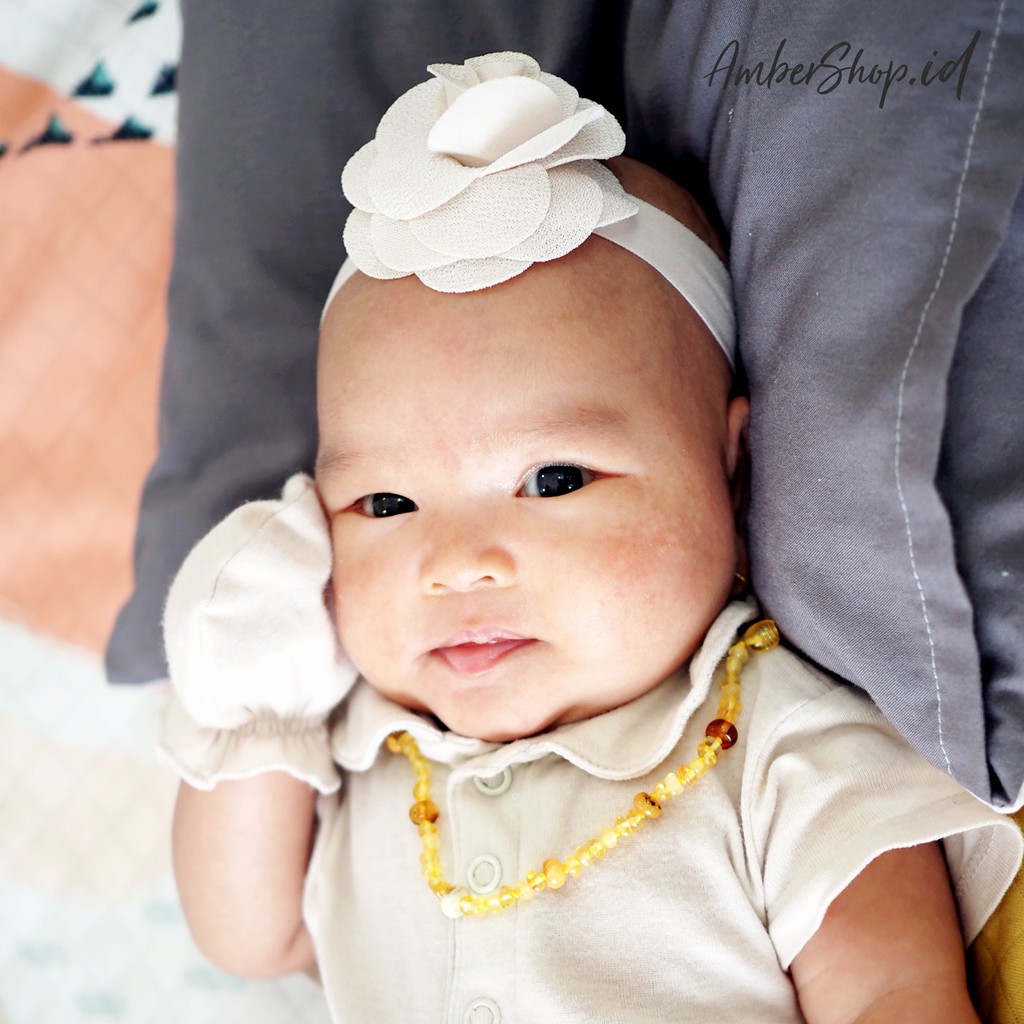 AS32 kalung Amber pereda tumbuh gigi bayi - Amber Shop