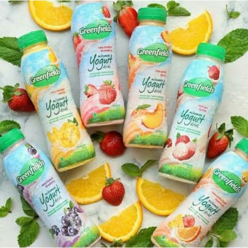 Jual Strawberry / Original / Blueberry / Mango / Peach Yogurt