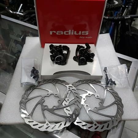 Jual BRAKESET RADIUS REM MEKANIK DISC BRAKE RADIUS Diskon