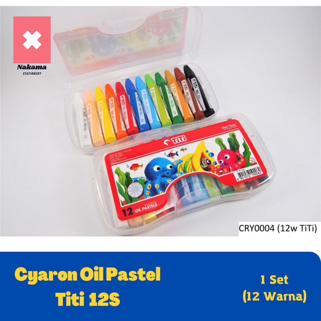 

Crayon TITI 12S Warna Krayon Oil Pastel