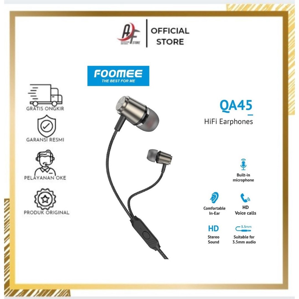 HEADSET FOOMEE QA45 SUPER BASS