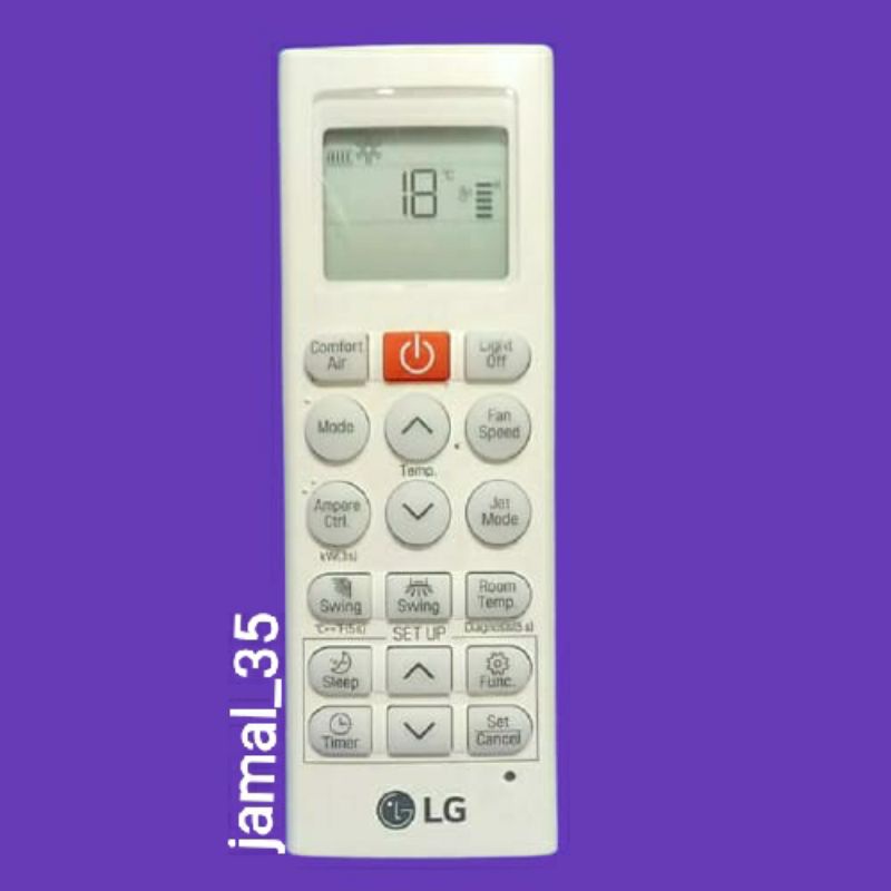 REMOTE REMOT AC LG DUAL INVERTER/LG SMART INVERTER ORIGINAL UNTUK SEMUA SERI AKB