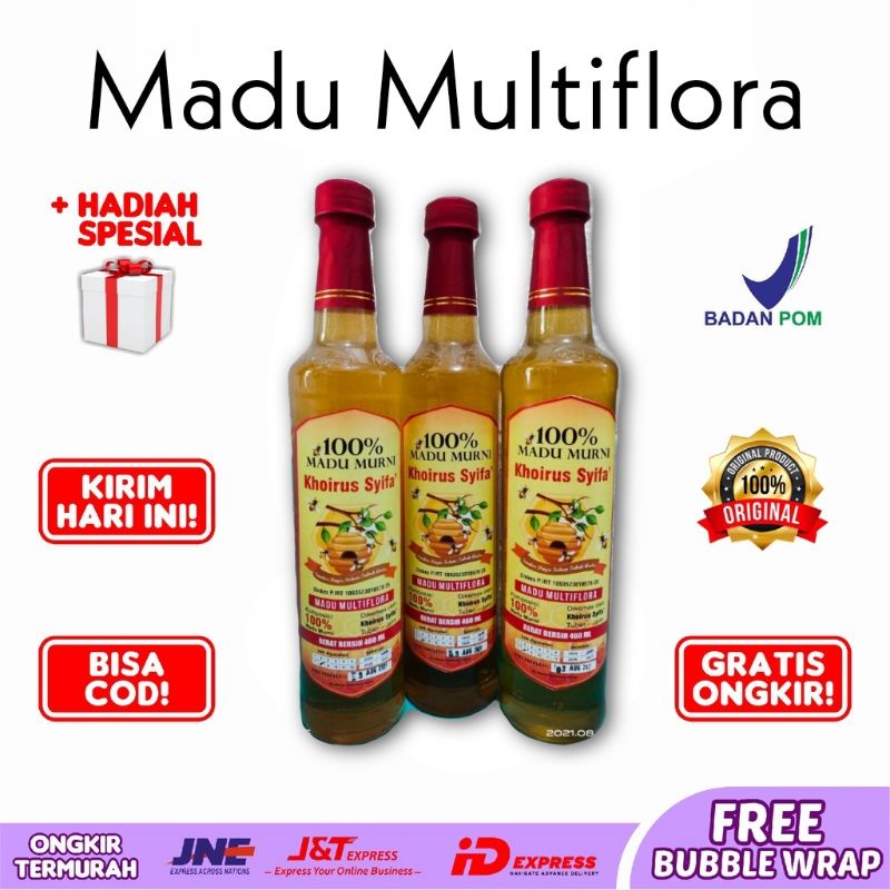 

BPOM!!!Madu Multiflora Khoirus syifa Herbal Alami