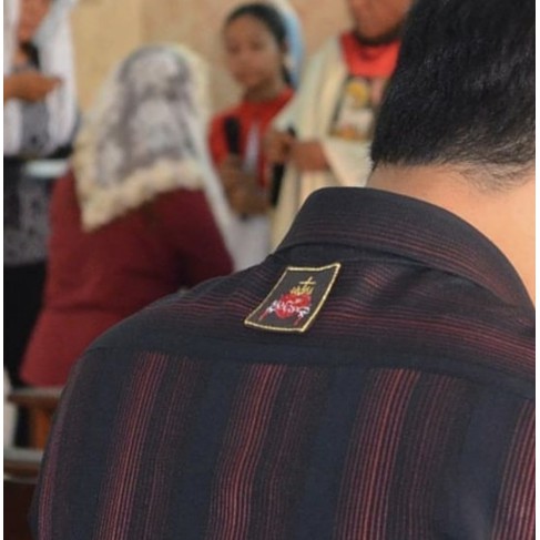 Skapulir Katolik Coklat Bunda Karmel