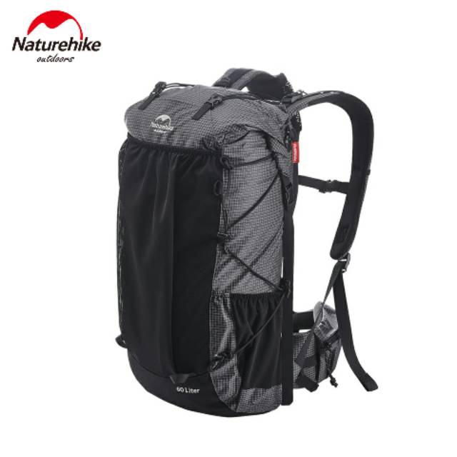 TAS KARIER NATUREHIKE ROCK SERIES 60L TAS RANSEL PENDAKI GUNUNG HIKING CAMPING CARRIER BAG NH19BP095
